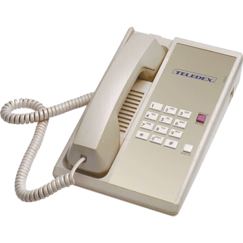 Teledex® Diamond Series Single-Line Basic Telephone, ADA Handset Volume Boost, Ash